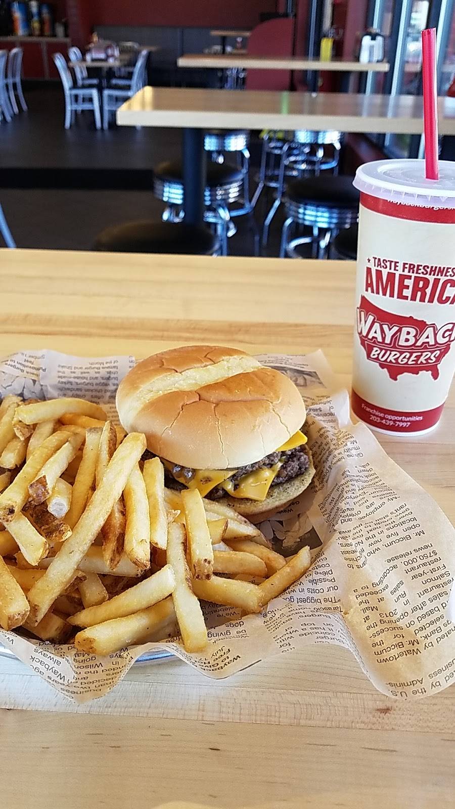 Wayback Burgers | restaurant | 10115 Alcovy Rd, Covington, GA 30014, USA | 7707281171 OR +1 770-728-1171