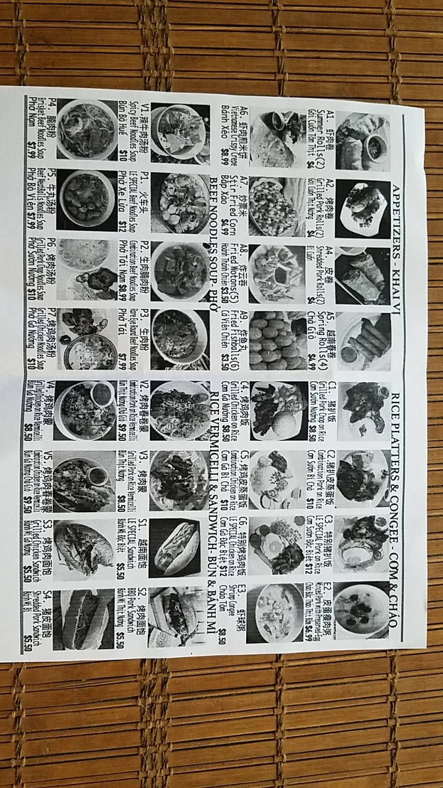 Pho Le in NJ Food Court | restaurant | 518 Old Post Rd unit 9, Edison, NJ 08817, USA | 7327626139 OR +1 732-762-6139