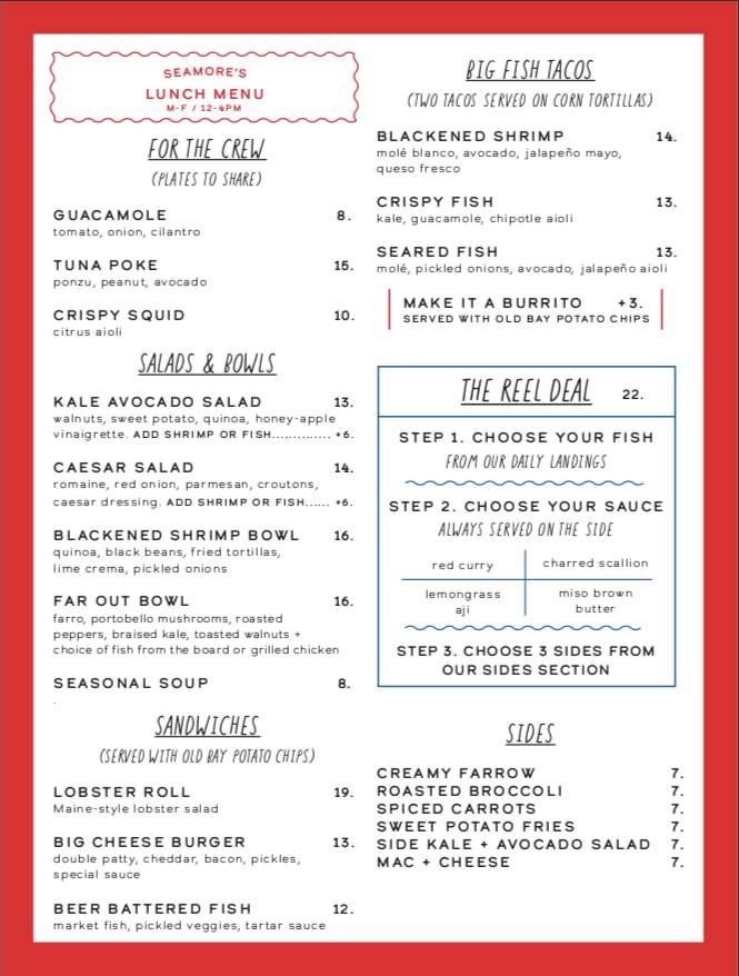 Seamore’s | restaurant | 66 Water St, Brooklyn, NY 11201, USA | 7186636550 OR +1 718-663-6550