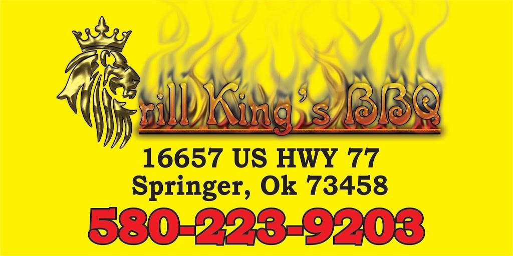 GRILL KINGS BBQ | restaurant | 16657 US-77, Springer, OK 73458, USA | 5802239203 OR +1 580-223-9203