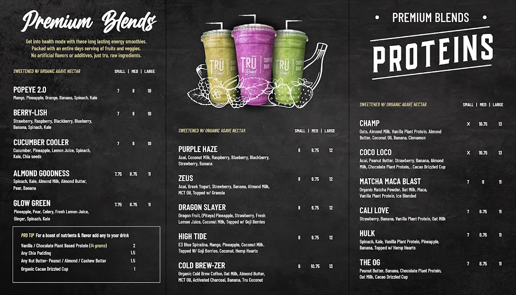 TRU Bowl Superfood Bar Long Beach | restaurant | 6250 E Pacific Coast Hwy, Long Beach, CA 90803, USA | 5623432525 OR +1 562-343-2525