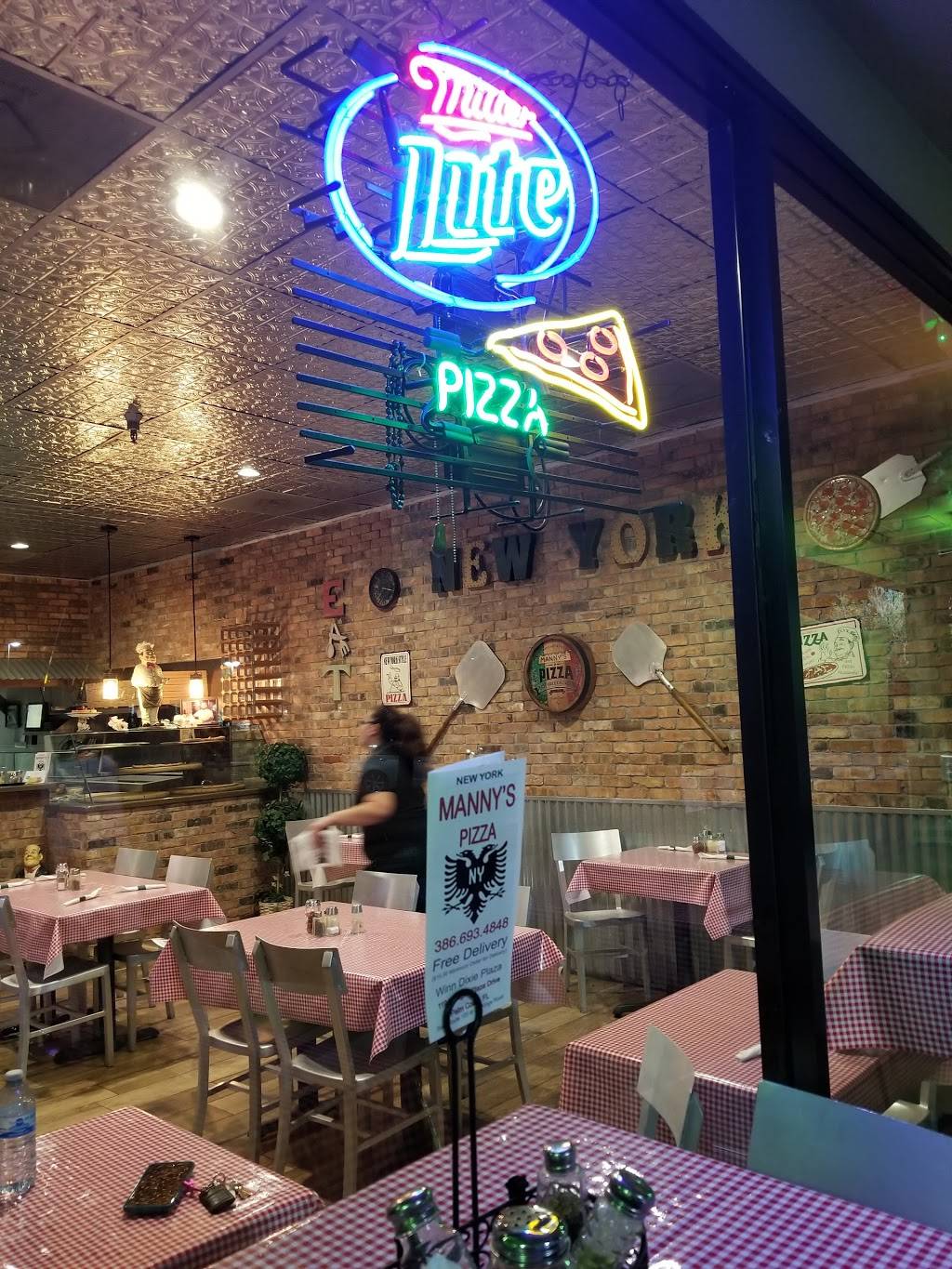 Mannys Pizzeria & Restaurant | restaurant | 119 Flagler Plaza Dr A, Palm Coast, FL 32137, USA | 3866934848 OR +1 386-693-4848