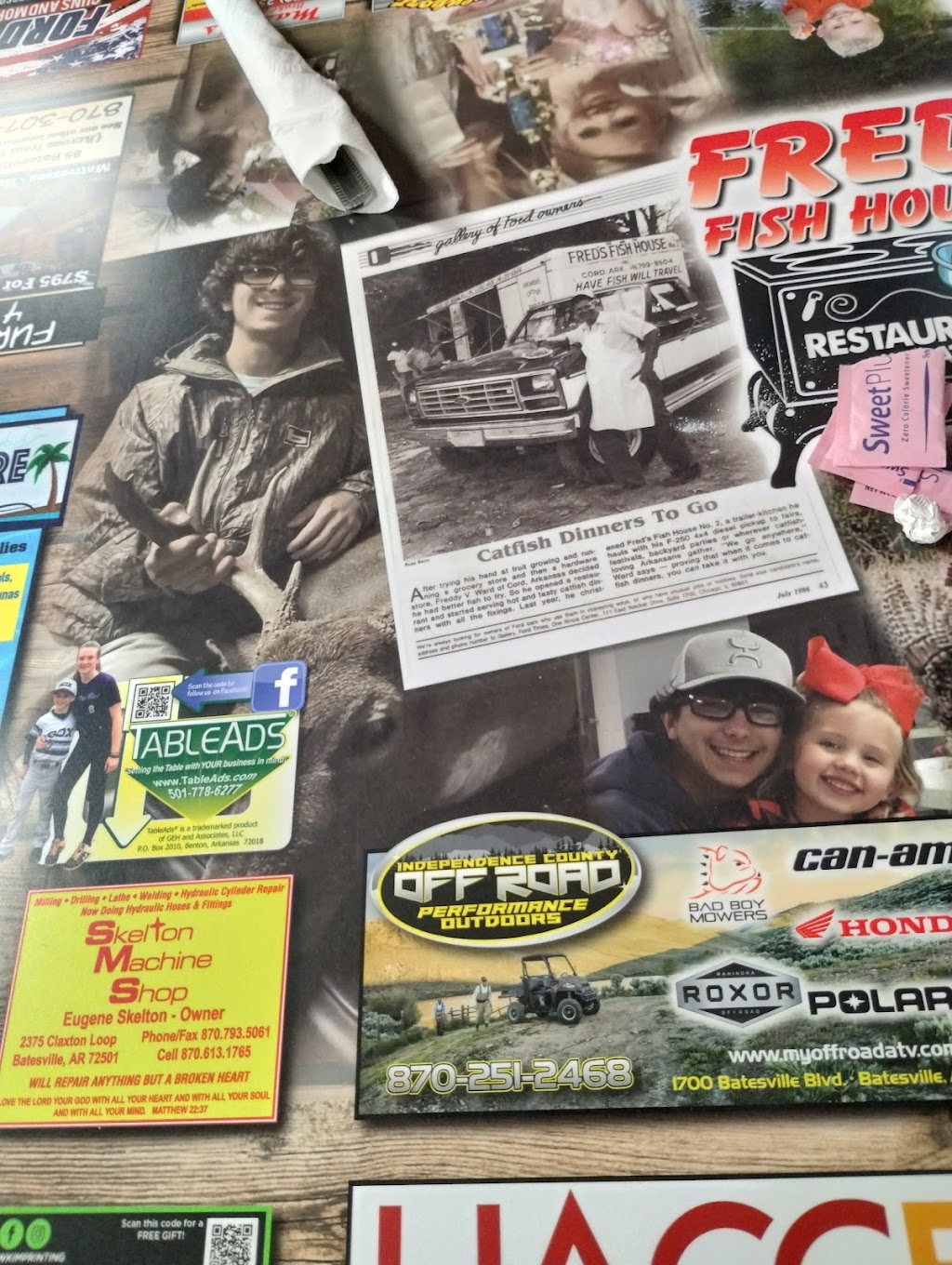Freds Fish House | restaurant | 3777 Harrison St, Batesville, AR 72501, USA | 8707932022 OR +1 870-793-2022