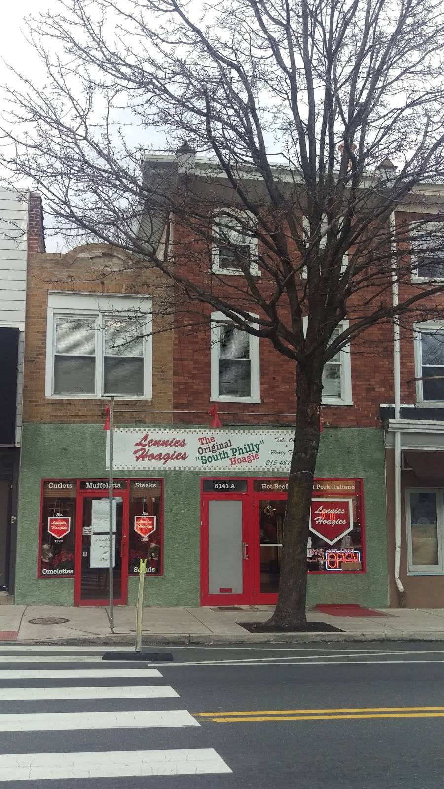 Lennies Hoagies | meal takeaway | 6141 Ridge Ave, Philadelphia, PA 19128, USA | 2154871200 OR +1 215-487-1200