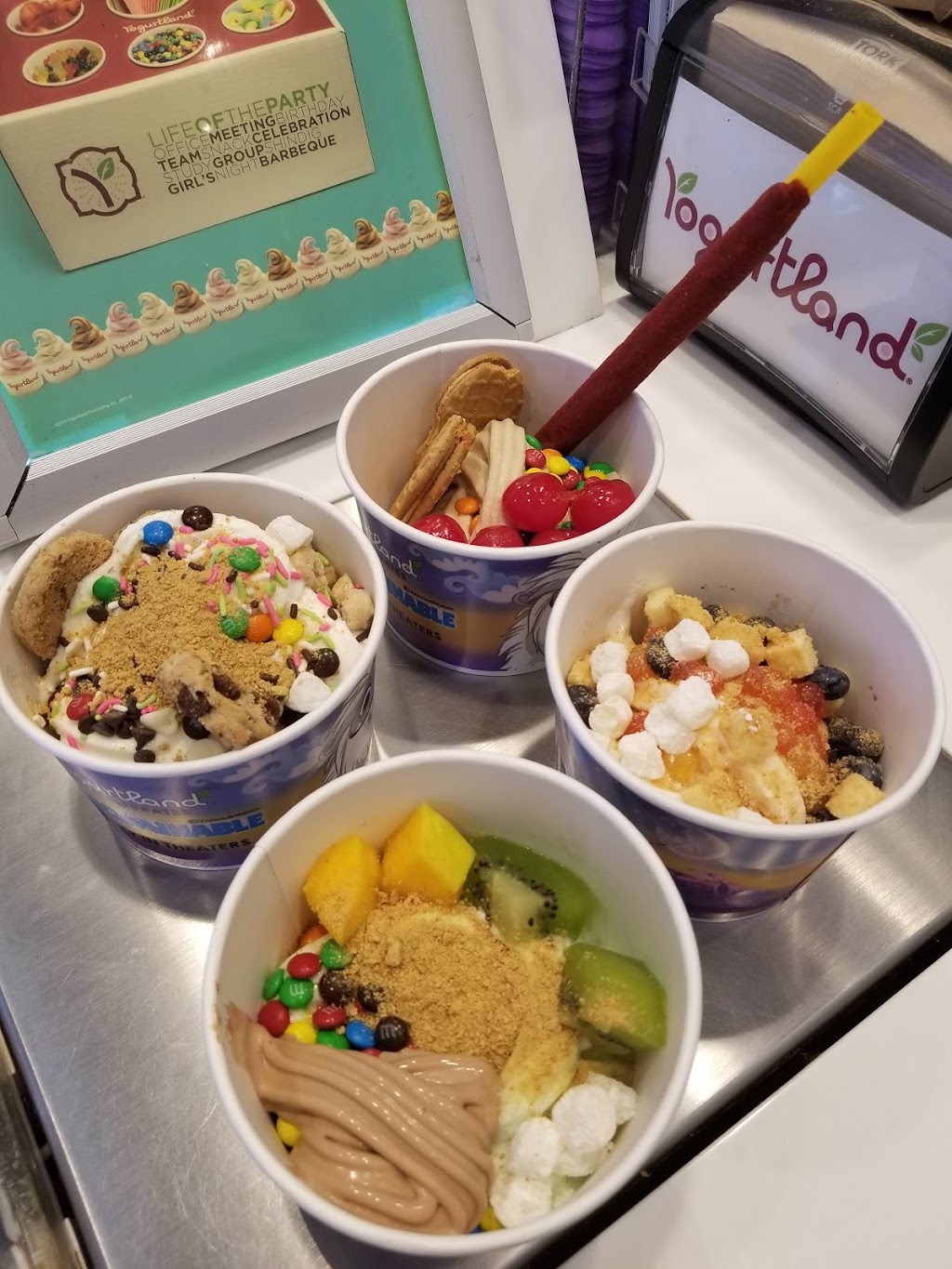 Yogurtland | restaurant | 15270 Summit Ave, Fontana, CA 92336, USA | 9094633343 OR +1 909-463-3343