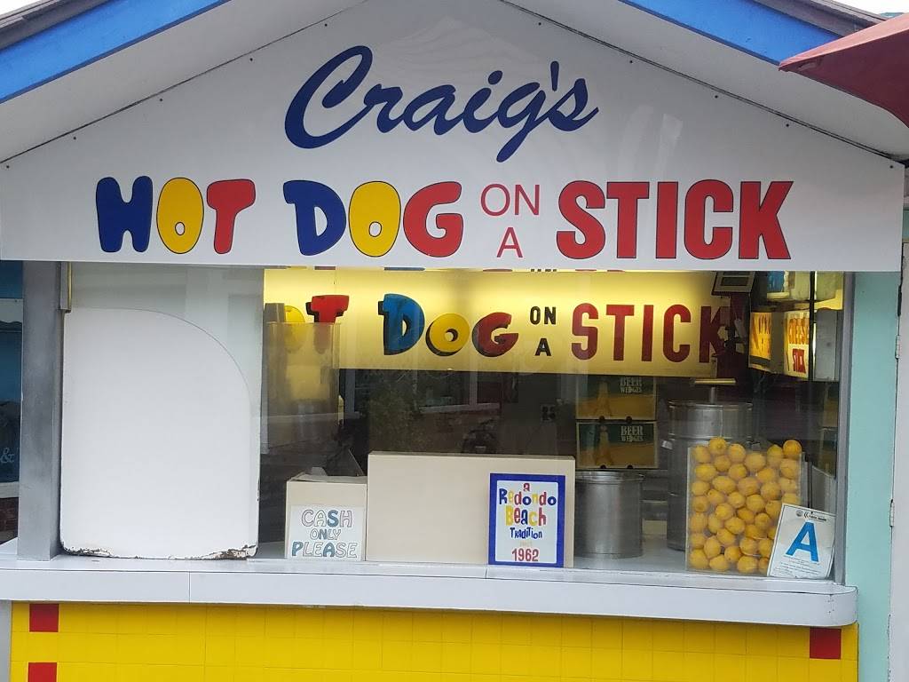 Craigs Hot Dog on A Stick | restaurant | 206 Fishermans Wharf, Redondo Beach, CA 90277, USA | 3103744974 OR +1 310-374-4974