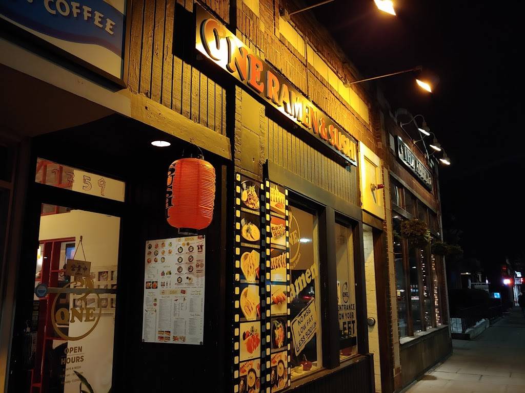 One Ramen And Sushi | restaurant | 1759 Massachusetts Ave, Cambridge, MA 02140, USA | 6178646299 OR +1 617-864-6299