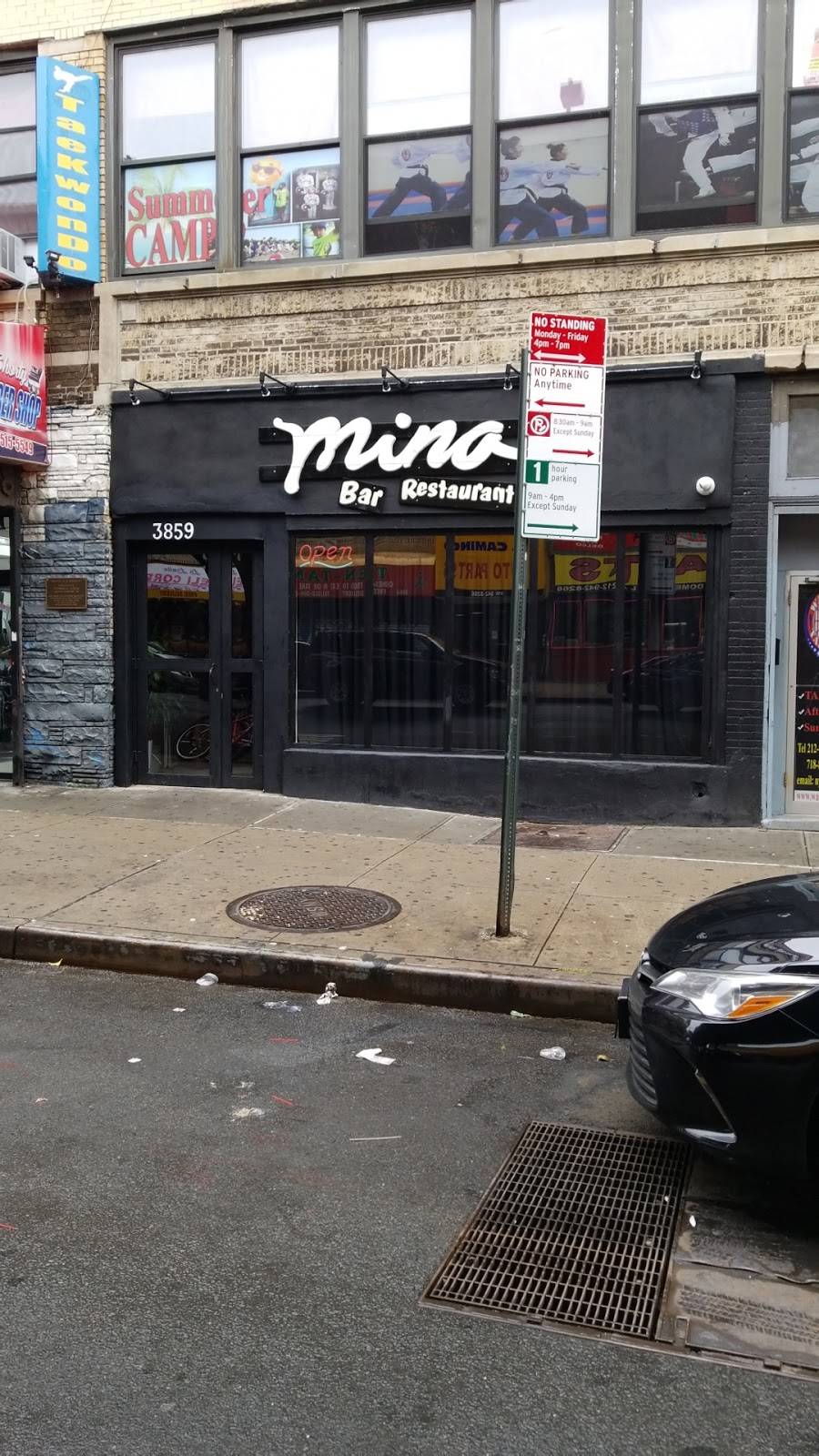Mina Restaurant and Bar | restaurant | 3859 10th Ave, New York, NY 10034, USA | 6468691210 OR +1 646-869-1210