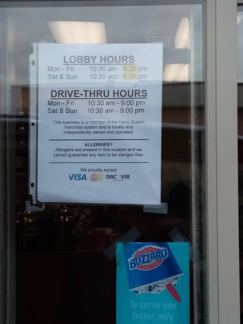 Dairy Queen | restaurant | 700 N 2nd Ave, Middleport, OH 45760, USA | 7409923322 OR +1 740-992-3322