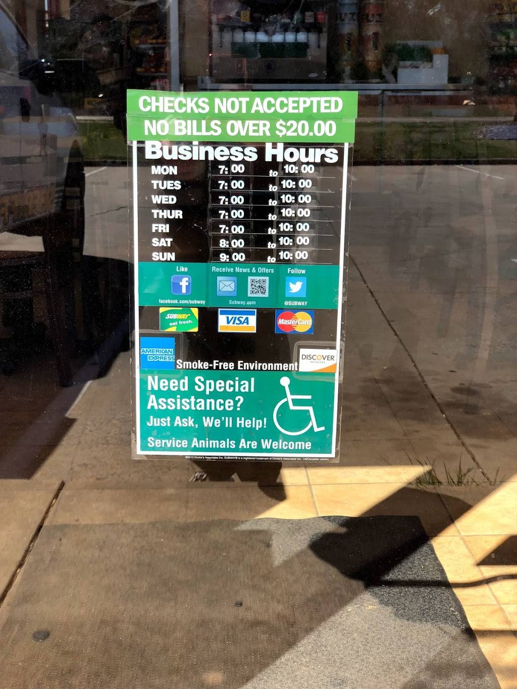 Subway | restaurant | 7802 Idlewild Rd, Indian Trail, NC 28079, USA | 7048820739 OR +1 704-882-0739