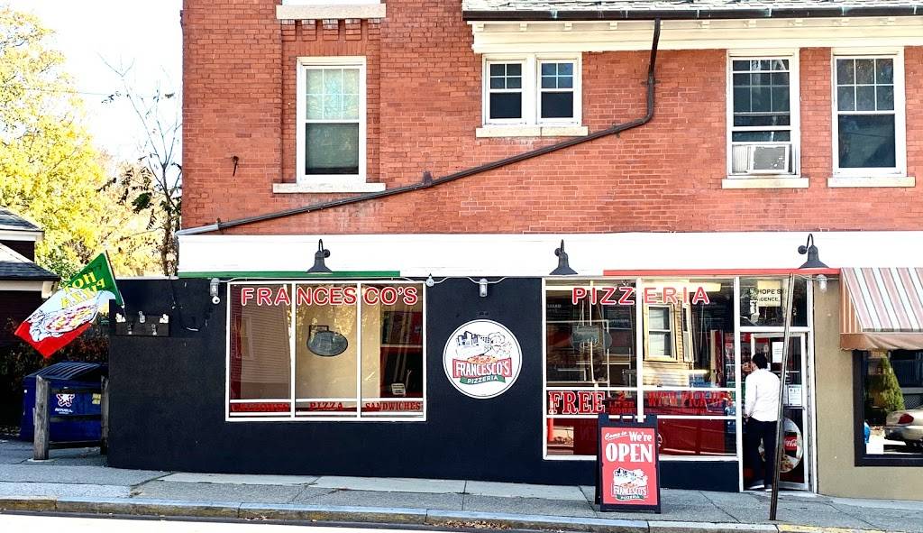 Francescos Pizzeria | restaurant | 357 Hope St, Providence, RI 02906, USA | 4017510355 OR +1 401-751-0355