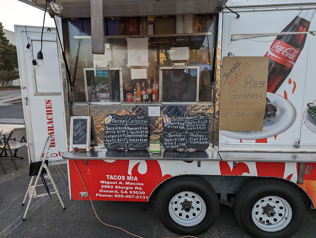 Tacos Mia Food Truck | restaurant | Westar & Pacific, Oxnard, CA 93033, USA | 8054072131 OR +1 805-407-2131