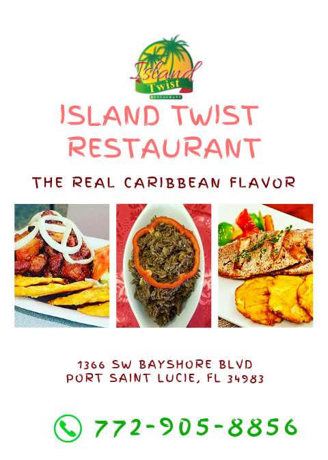 Island Twist Take Out Restaurant | meal takeaway | 1366 SW Bayshore Blvd, Port St. Lucie, FL 34983, USA | 7729058856 OR +1 772-905-8856
