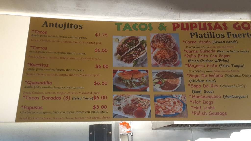 Tacos & Pupusas Gonzalez | restaurant | 2101 E Pine St, Tulsa, OK 74110, USA | 9185913815 OR +1 918-591-3815