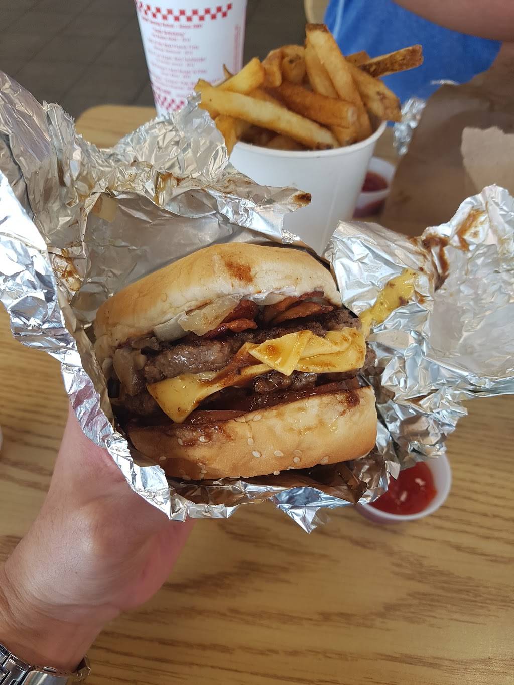 Five Guys | meal takeaway | 300 Doug Baker Blvd, Birmingham, AL 35242, USA | 2059910335 OR +1 205-991-0335