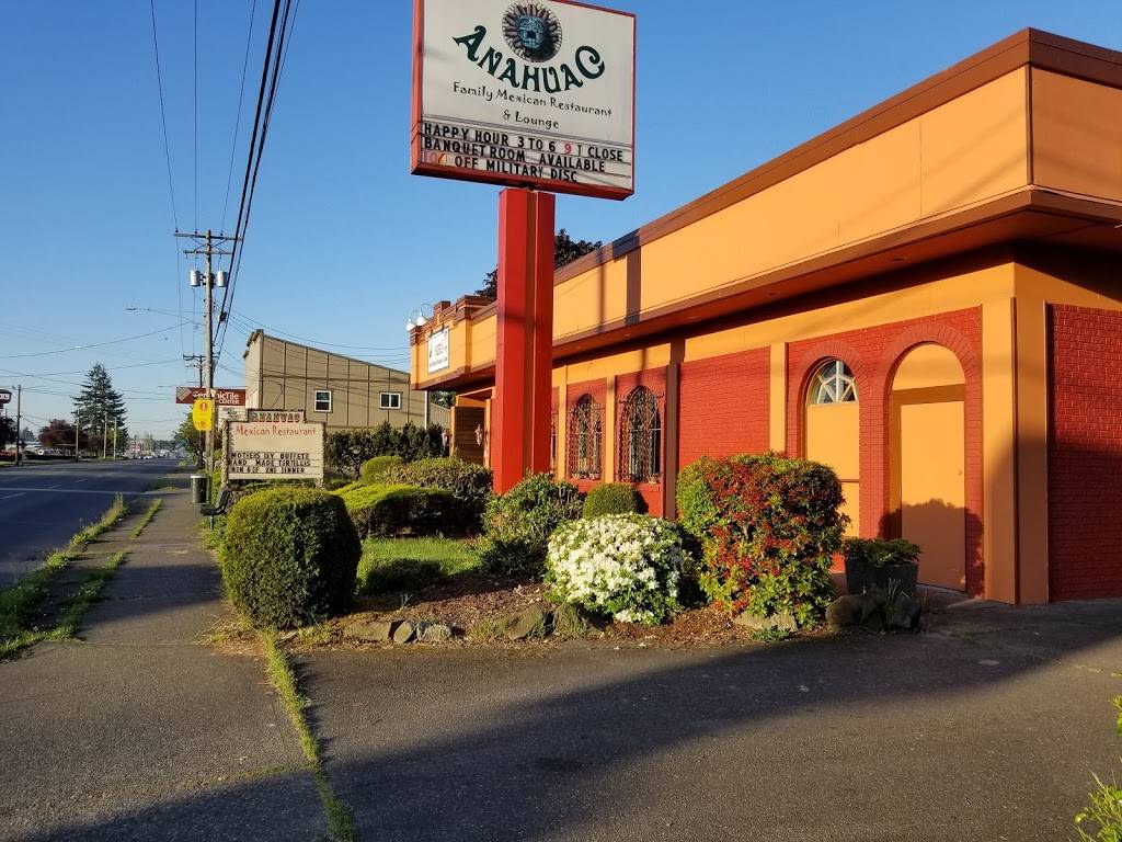 Anahuac Restaurant | restaurant | 9002 Pacific Ave, Tacoma, WA 98444, USA | 2535387195 OR +1 253-538-7195