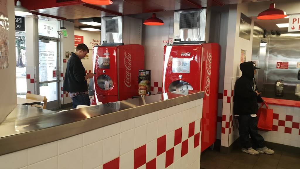 Five Guys | meal takeaway | 1205 The Alameda, San Jose, CA 95126, USA | 4088168230 OR +1 408-816-8230