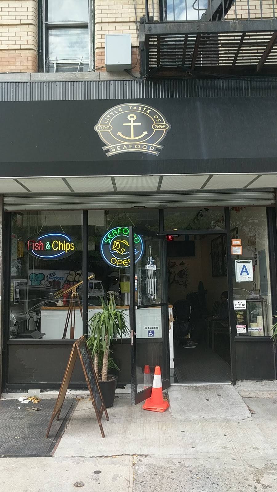 Little Taste Of Seafood | restaurant | 2528 Adam Clayton Powell Jr Blvd, New York, NY 10039, USA | 2122347600 OR +1 212-234-7600