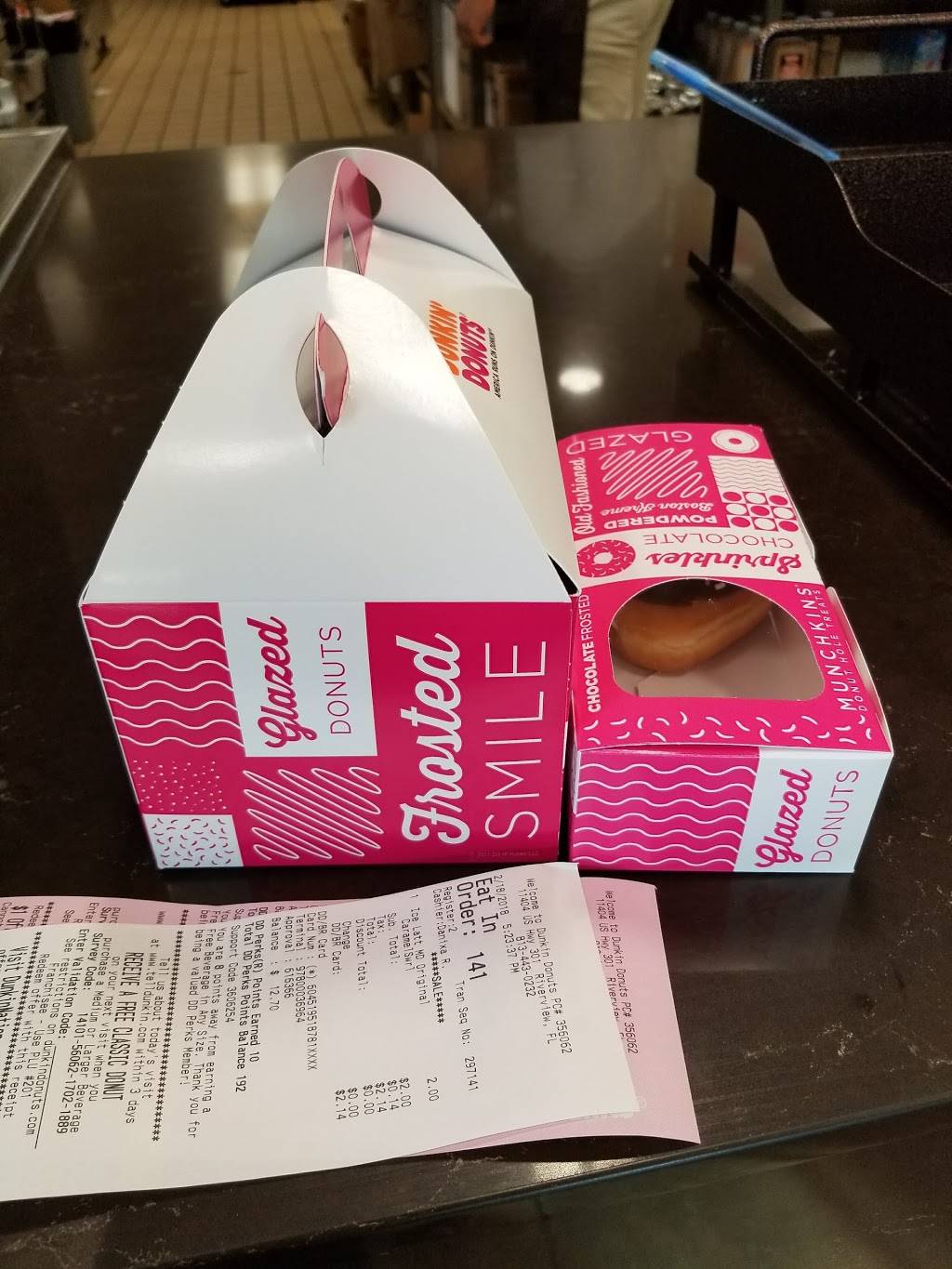 Dunkin Donuts | cafe | 11404 US-301, Riverview, FL 33569, USA | 8134430232 OR +1 813-443-0232