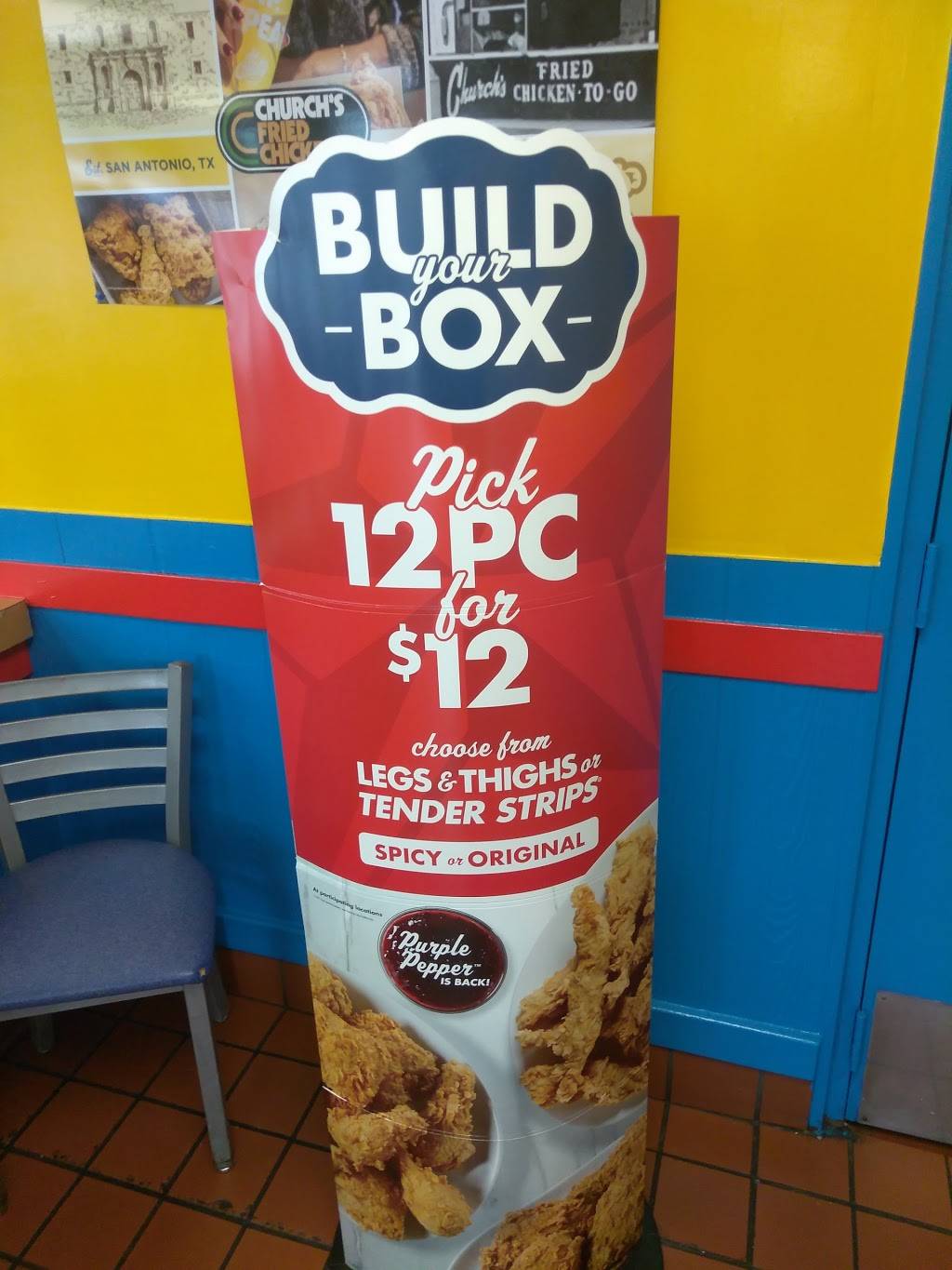 Churchs Chicken | restaurant | 1755 W Jackson Blvd, Chicago, IL 60612, USA | 3122433822 OR +1 312-243-3822