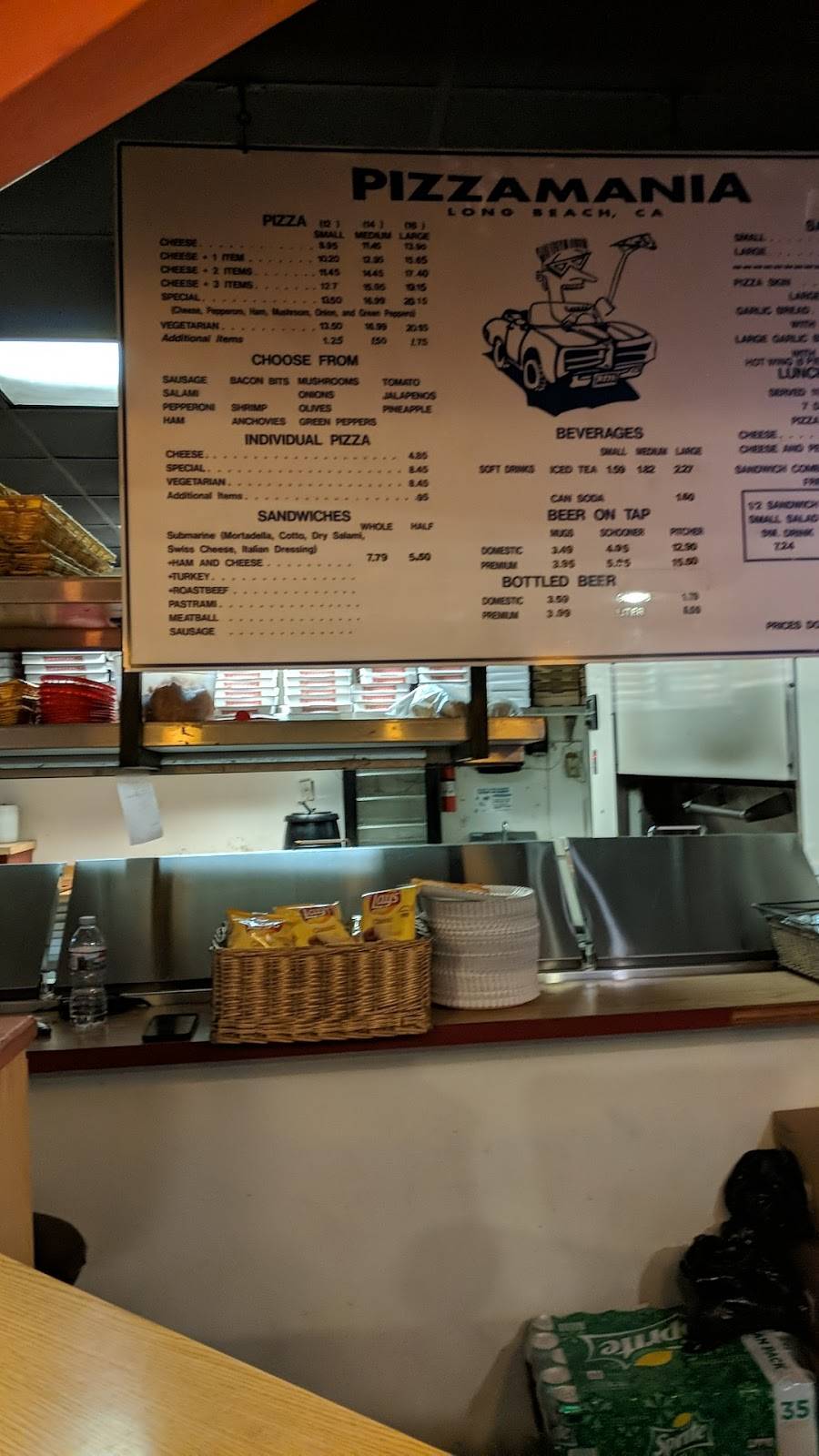 Pizzamania | restaurant | 1785 Palo Verde Ave # J, Long Beach, CA 90815, USA | 5625944889 OR +1 562-594-4889