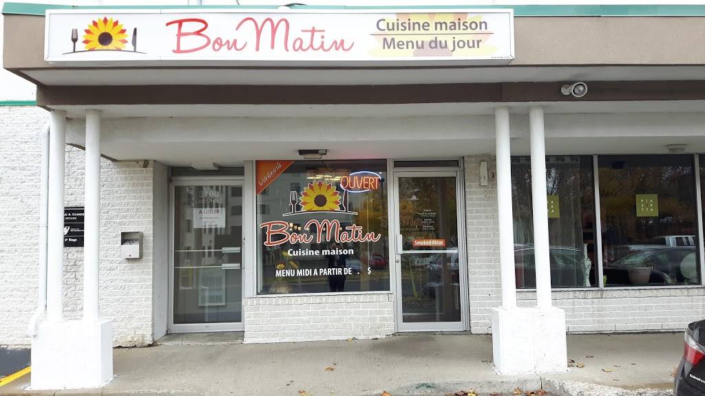 Bon Matin | restaurant | 3100 Rue de la Forest, Québec, QC G1W 1L8, Canada | 5817422846 OR +1 581-742-2846
