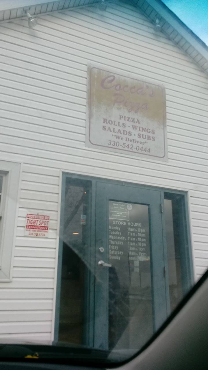 Coccas Pizza | restaurant | 10829 Main St, New Middletown, OH 44442, USA | 3305420444 OR +1 330-542-0444