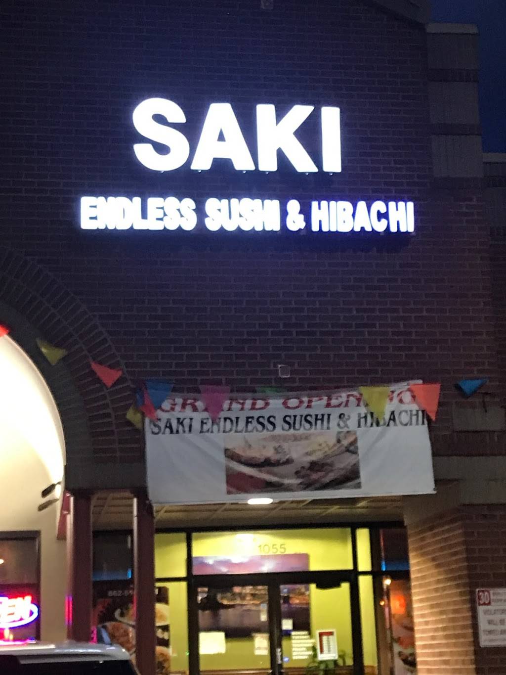 Saki Endless Sushi and Hibachi | restaurant | 1055 Goodman Rd E, Southaven, MS 38671, USA | 6625108811 OR +1 662-510-8811