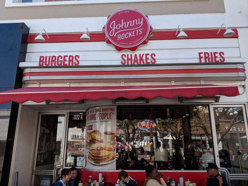Johnny Rockets | restaurant | 1322 3rd Street Promenade, Santa Monica, CA 90401, USA | 3103946362 OR +1 310-394-6362