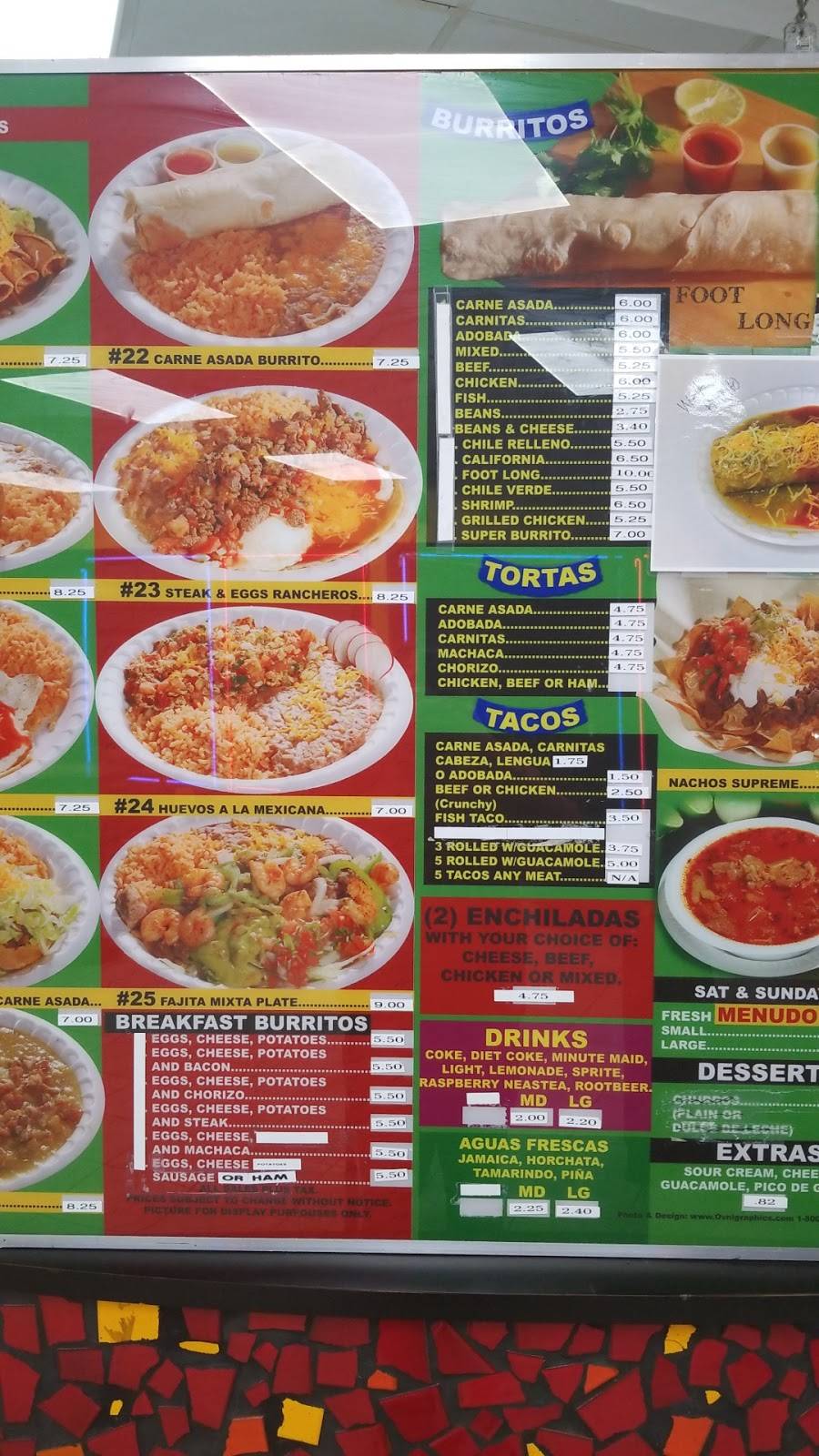 Monicas Mexican Food | restaurant | 2727 S Reservoir St, Pomona, CA 91766, USA | 9096289675 OR +1 909-628-9675