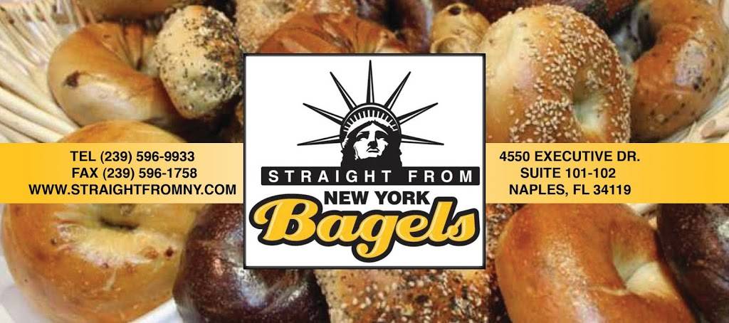 Straight From New York Bagels | bakery | 24830 S Tamiami Trail, Bonita Springs, FL 34134, USA | 2396769184 OR +1 239-676-9184