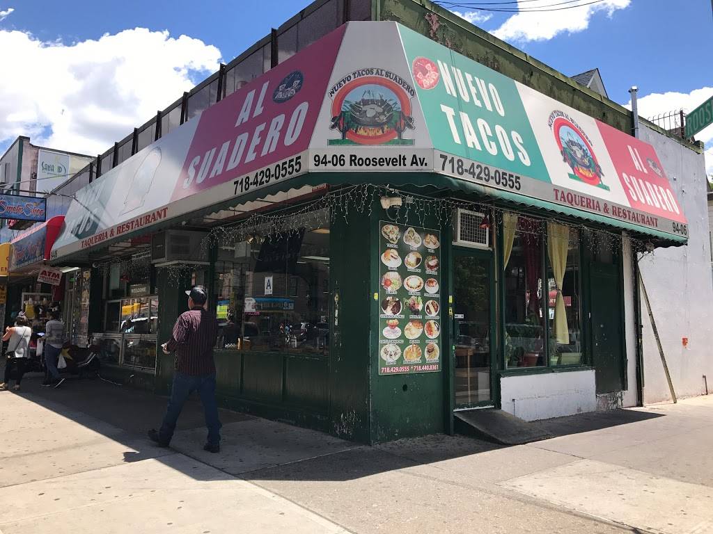 Nuevo Tacos Al Suadero | meal delivery | 94-6 Roosevelt Ave, Jackson Heights, NY 11372, USA | 7184290555 OR +1 718-429-0555