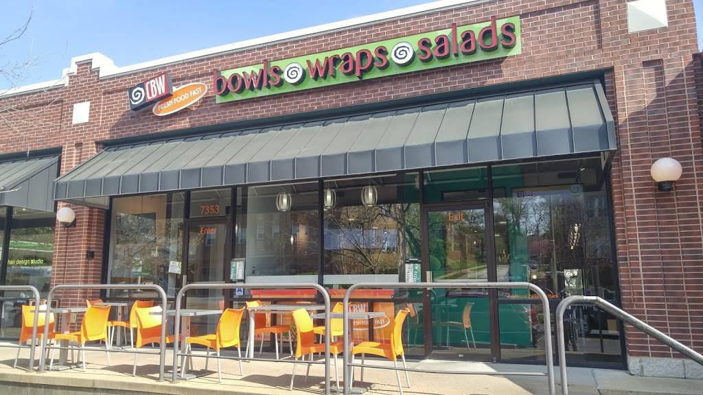 Crazy Bowls & Wraps | restaurant | 7353 Forsyth Blvd, St. Louis, MO 63130, USA | 3147839727 OR +1 314-783-9727