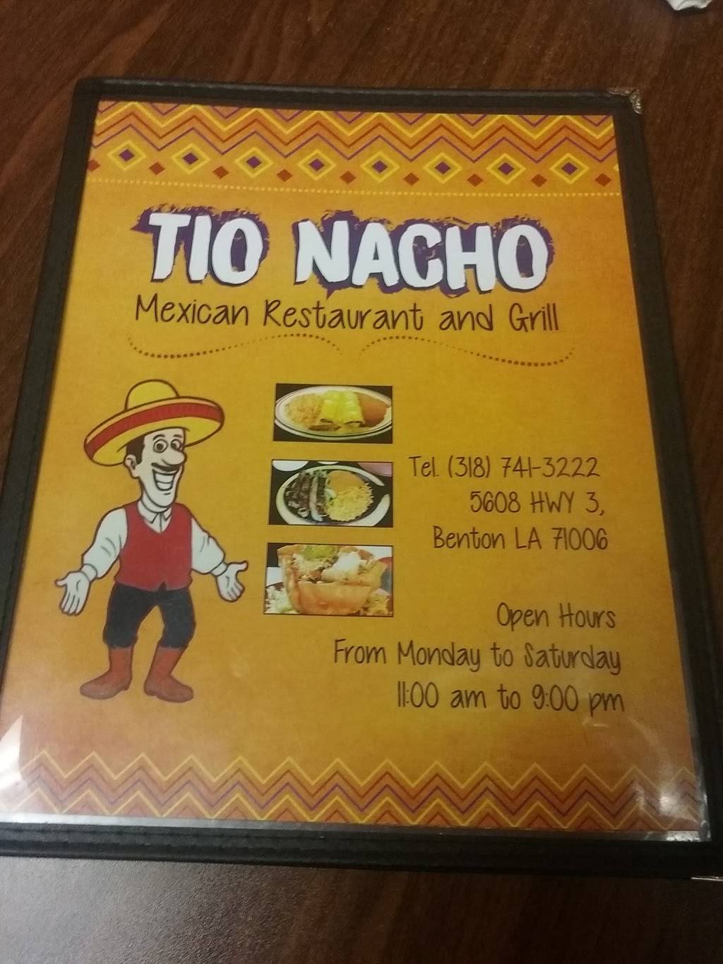 Tio Nacho Mexican Restaurant | restaurant | 5608 LA-3 H, Benton, LA 71006, USA | 3187413222 OR +1 318-741-3222