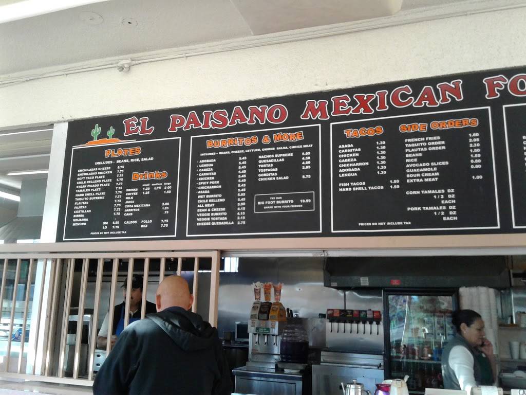 El Paisano Restaurant | restaurant | 1523 Peck Rd, South El Monte, CA 91733, USA | 6265750620 OR +1 626-575-0620