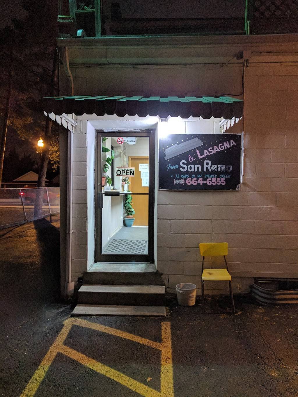 San Remo | restaurant | 73 King St W, Stoney Creek, ON L8G 1H9, Canada | 9056646555 OR +1 905-664-6555