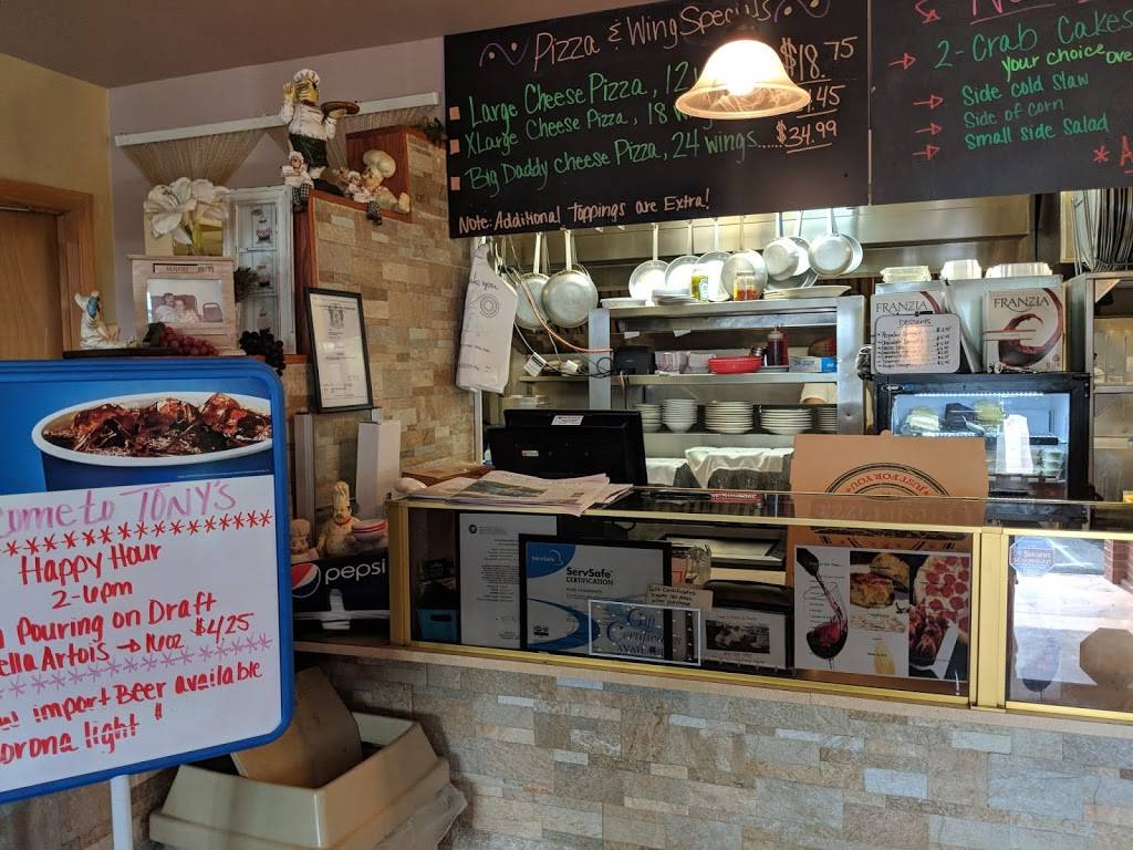 Tonys Pizza & Pasta | restaurant | 613 S Main St, Bridgeville, DE 19933, USA | 3023379557 OR +1 302-337-9557