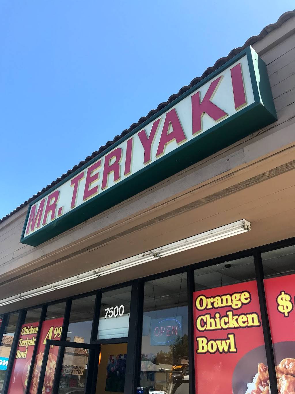 Mr Teriyaki | restaurant | 2203, 7500 Katella Avenue, Stanton, CA 90680, USA | 7149016389 OR +1 714-901-6389