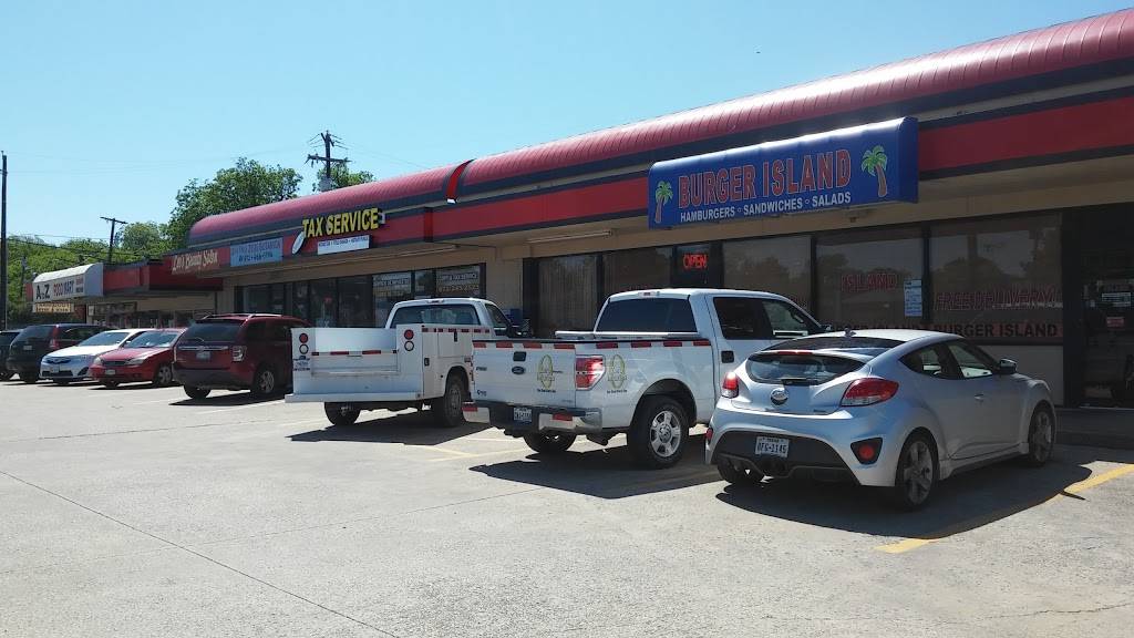Burger Island | restaurant | 1208 E Belt Line Rd #108, Carrollton, TX 75006, USA | 9722454628 OR +1 972-245-4628