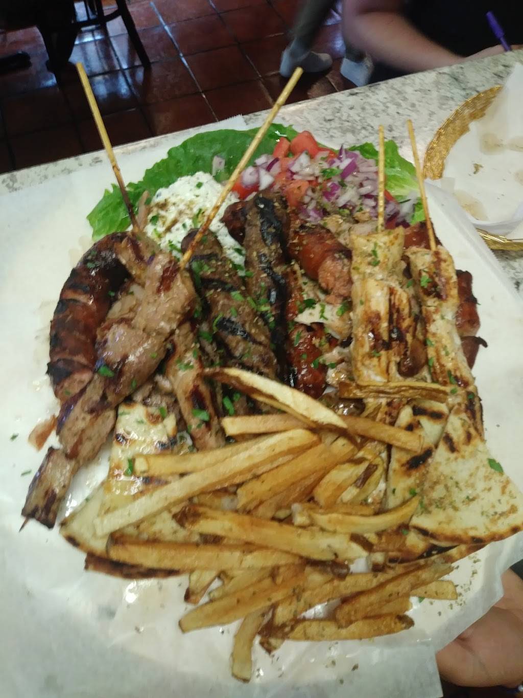 Andros Greek Grill & Pan Pizza | restaurant | 150 E Tarpon Ave, Tarpon Springs, FL 34689, USA | 7279351502 OR +1 727-935-1502