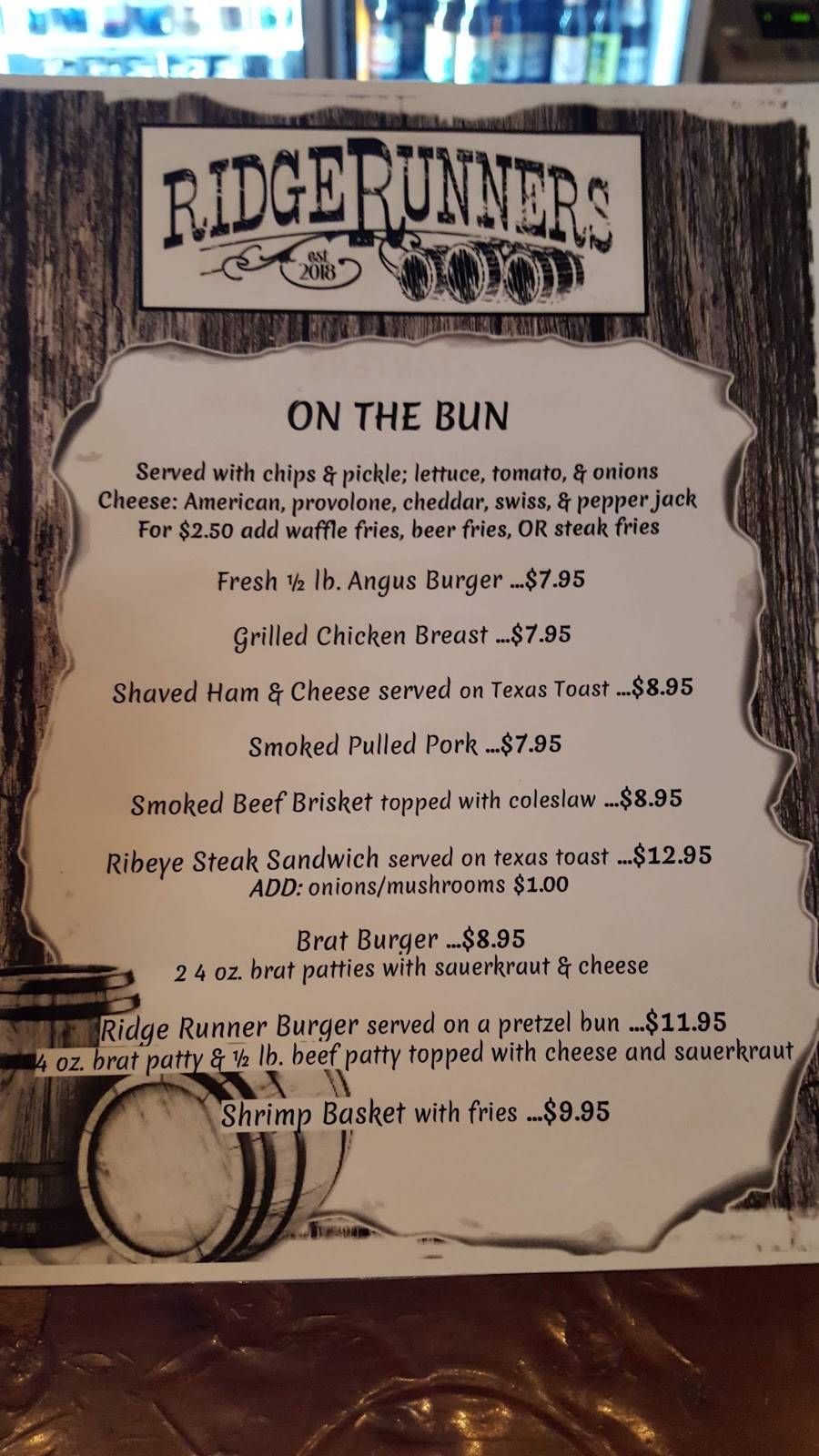 Ridge Runners | restaurant | 113 S Main St, Butternut, WI 54514, USA | 7157693424 OR +1 715-769-3424