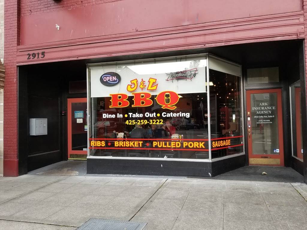 J and L BBQ Everett | restaurant | 2915 Colby Ave, Everett, WA 98201, USA | 4252593222 OR +1 425-259-3222