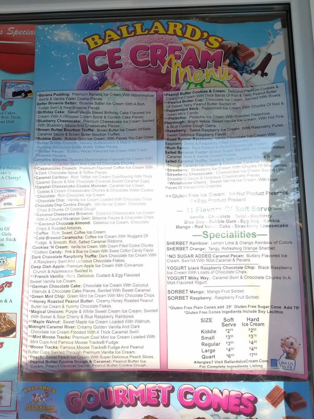 Ballards Ice Cream, Sandwiches & More! | restaurant | 7 Broadway, Concord, NH 03301, USA | 6032255666 OR +1 603-225-5666