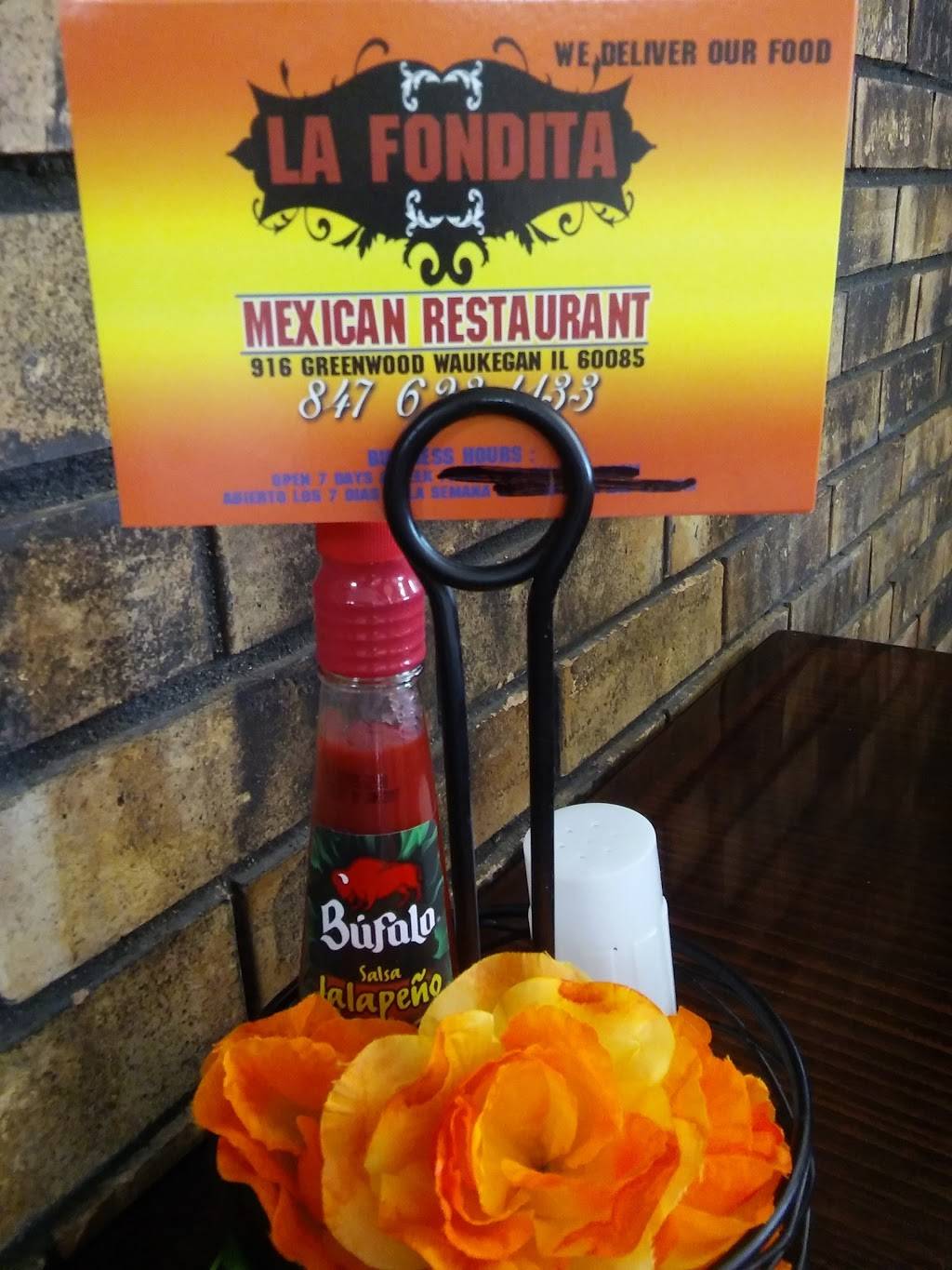 La Fondita Restaurante Mexicano | restaurant | 916 W Greenwood Ave, Waukegan, IL 60087, USA | 8476234133 OR +1 847-623-4133
