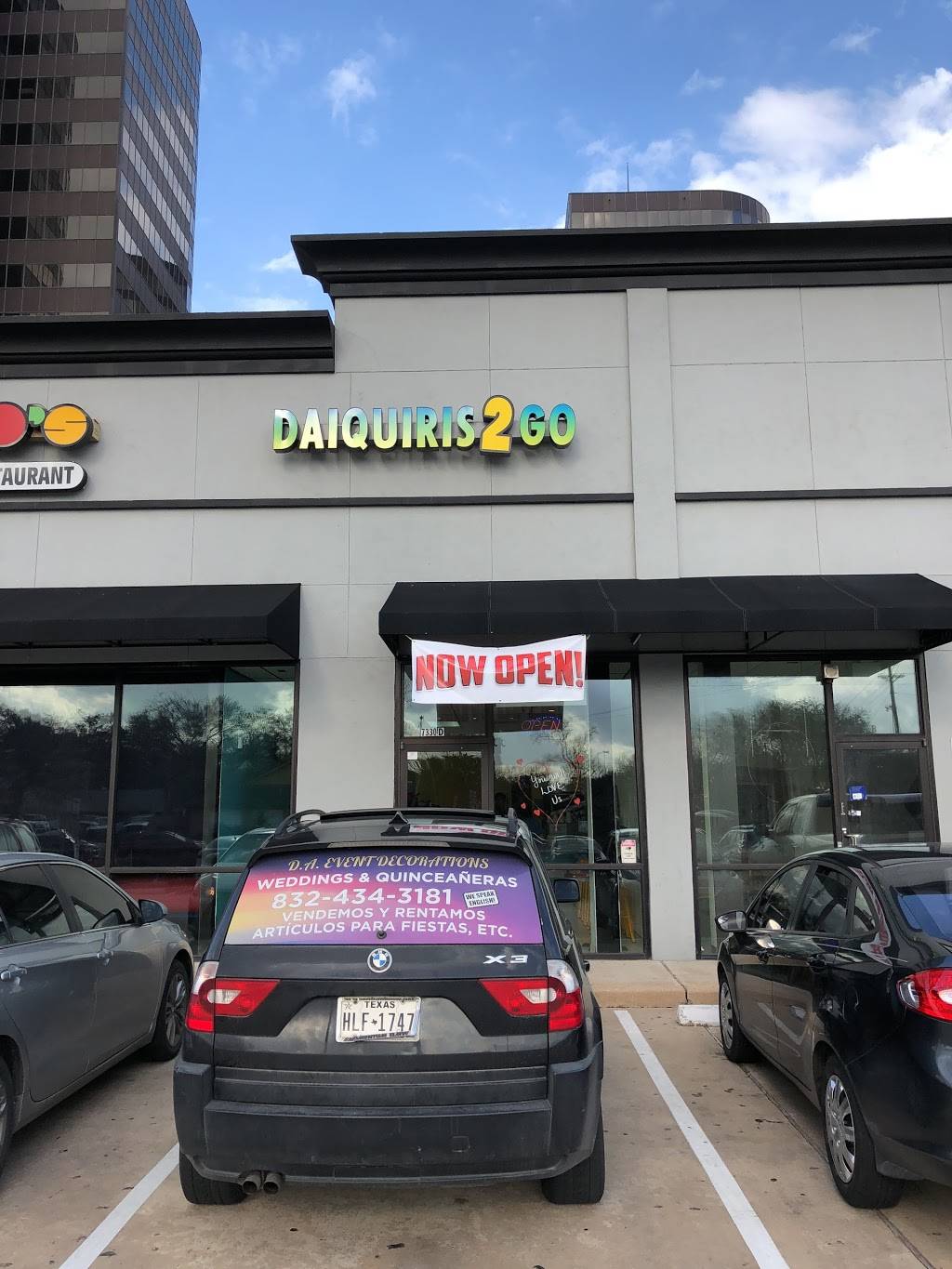 Daiquiris 2 Go | restaurant | 7330 Southwest Fwy suite d, Houston, TX 77074, USA | 7132392623 OR +1 713-239-2623