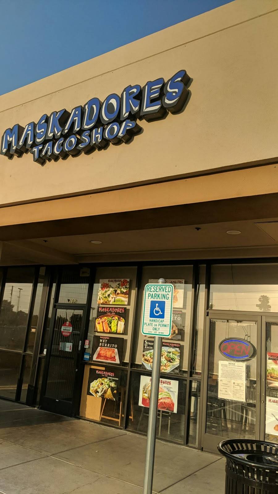 Maskadores Taco Shop | restaurant | 1229 S Power Rd, Mesa, AZ 85206, USA | 4808544485 OR +1 480-854-4485