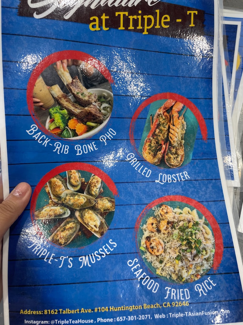 Triple-T | restaurant | 8162 Talbert Ave #104, Huntington Beach, CA 92646, USA | 6573012071 OR +1 657-301-2071