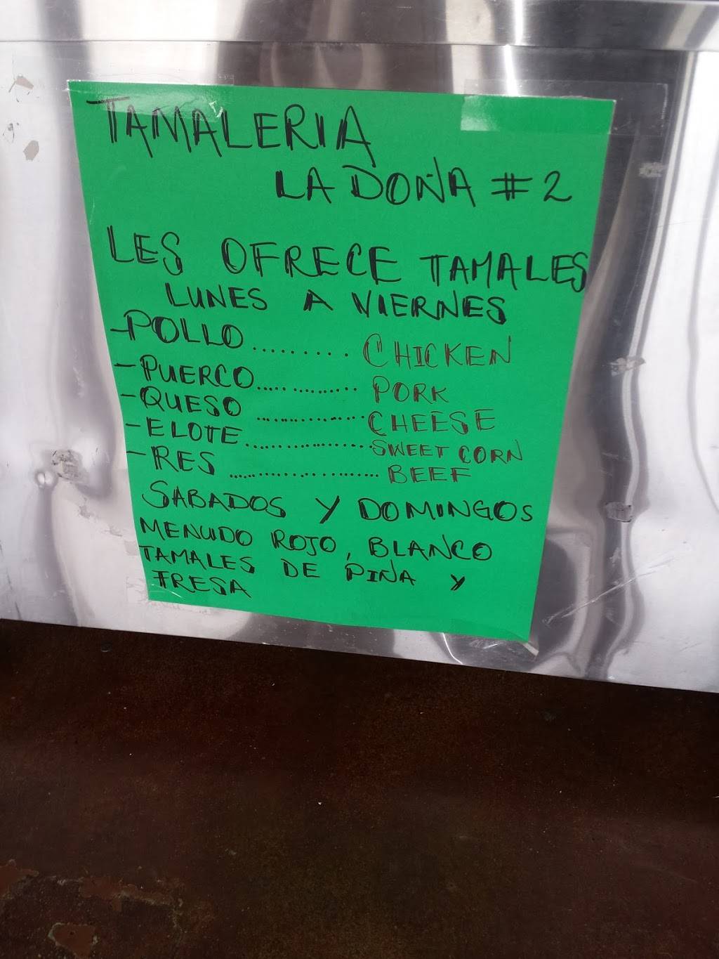 La Dona Tamaleria | restaurant | 10429 Atlantic Ave, South Gate, CA 90280, USA | 3232490602 OR +1 323-249-0602