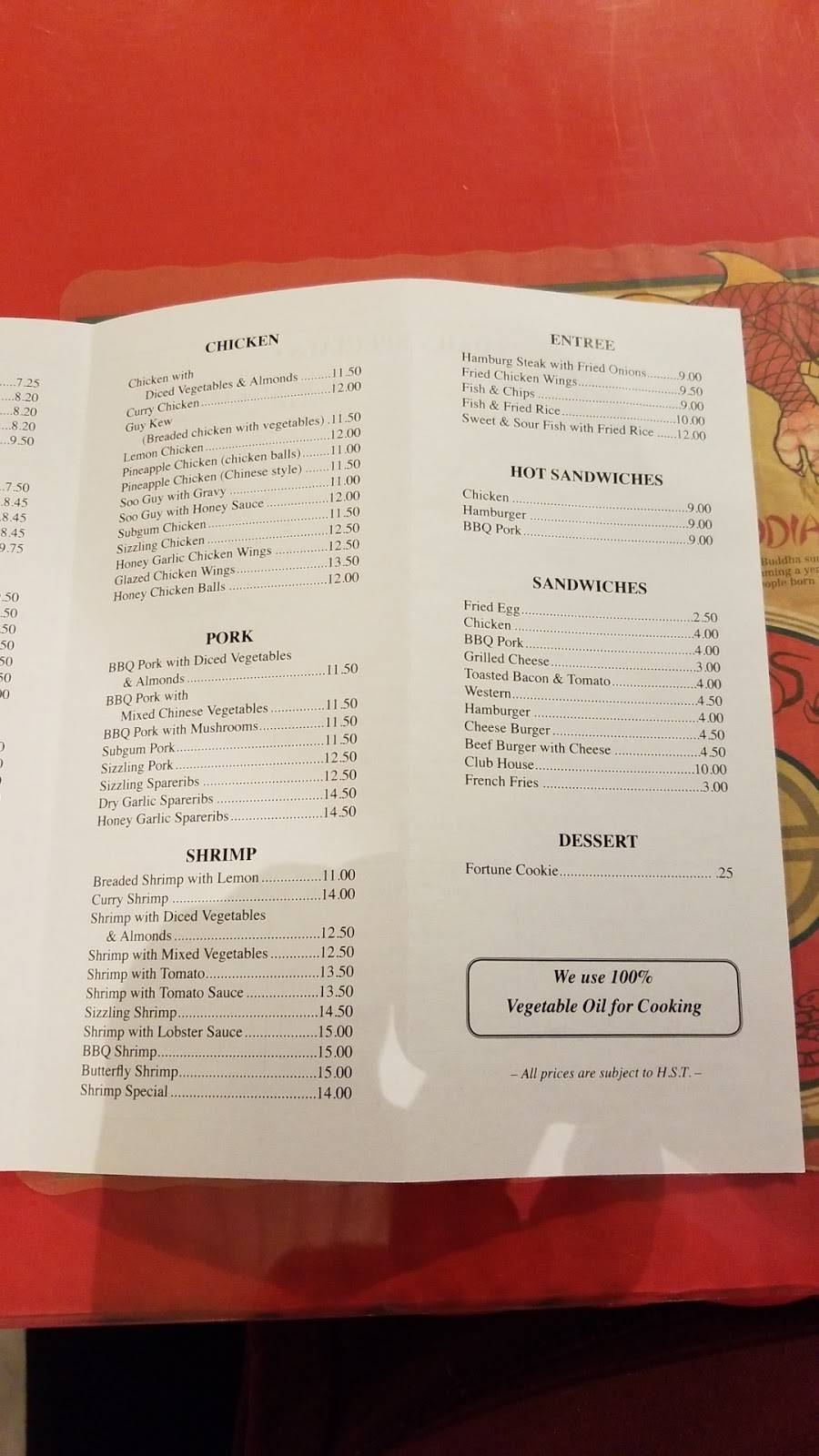 Lucky Wok Restaurant | restaurant | 4 Talbot Rd E, Wheatley, ON N0P 2P0, Canada | 5198253200 OR +1 519-825-3200