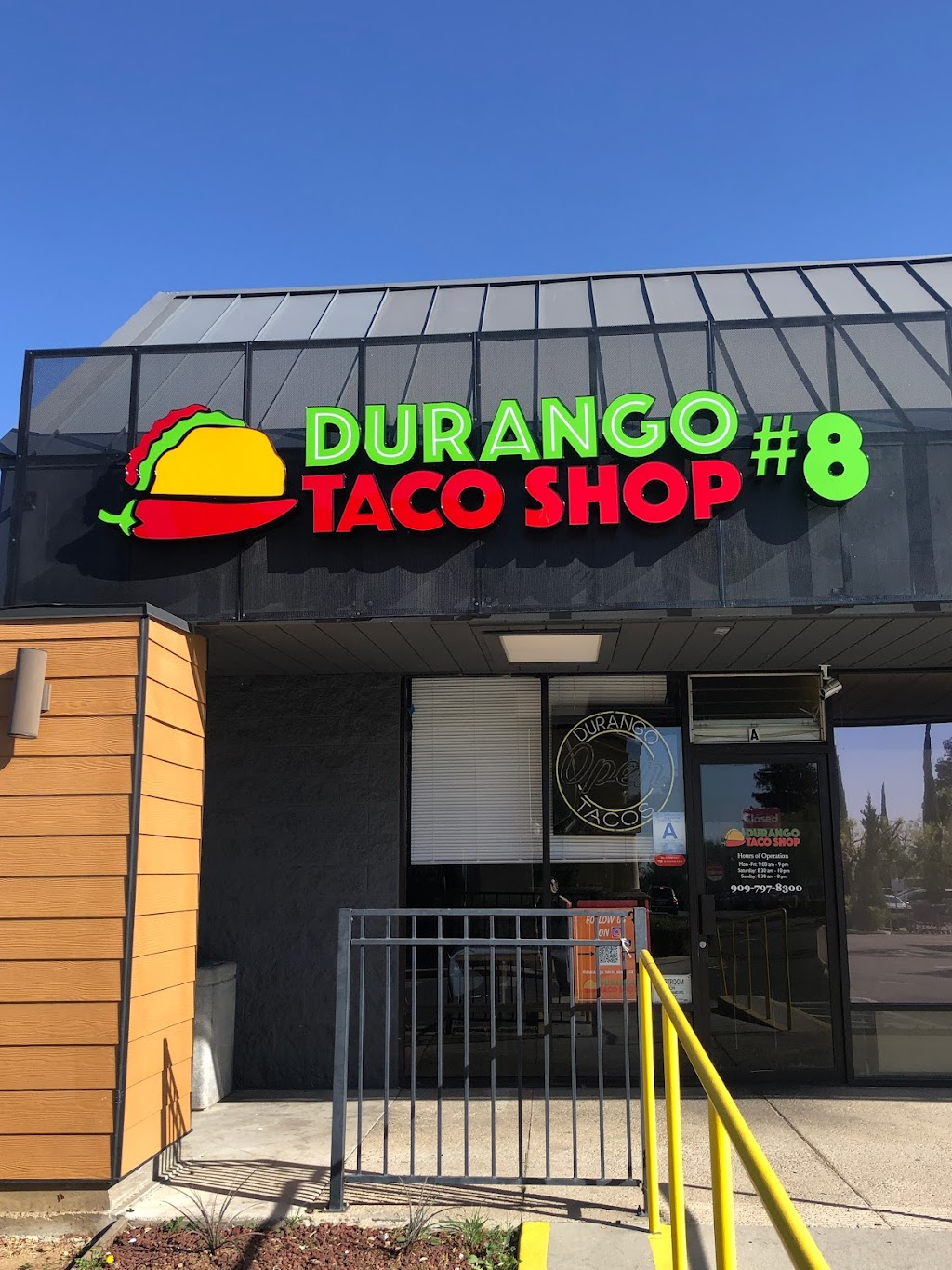 Durango Taco Shop #8 | restaurant | 12031 5th St ste A, Yucaipa, CA 92399, USA | 9097978300 OR +1 909-797-8300